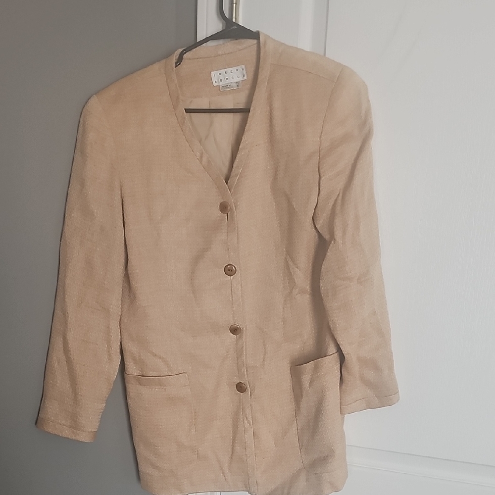 Joseph Abboud Beige Women's Blazer
